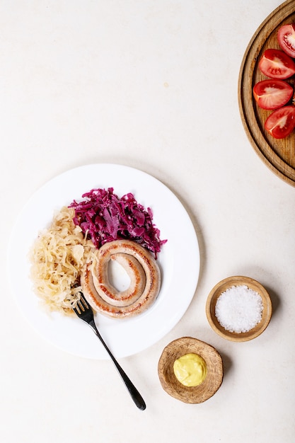 Talerz domowego dania